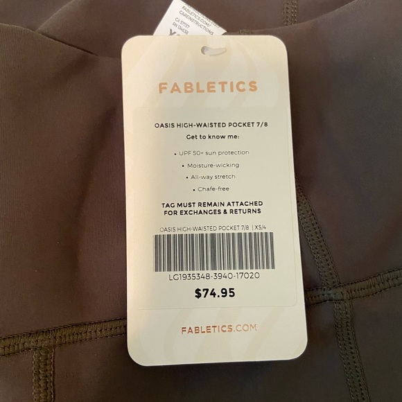 NWT Fabletics PureLuxe leggings! Size XS - Picture 3 of 7